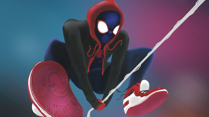 1080 X 1080 Spide \/ Download Spider-Man: Into the Spider-Verse, artwork 