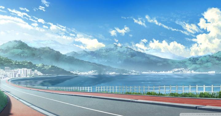 Anime View Wallpaper 1920X1080 - Anime Landscape Ultra Hd Desktop 
