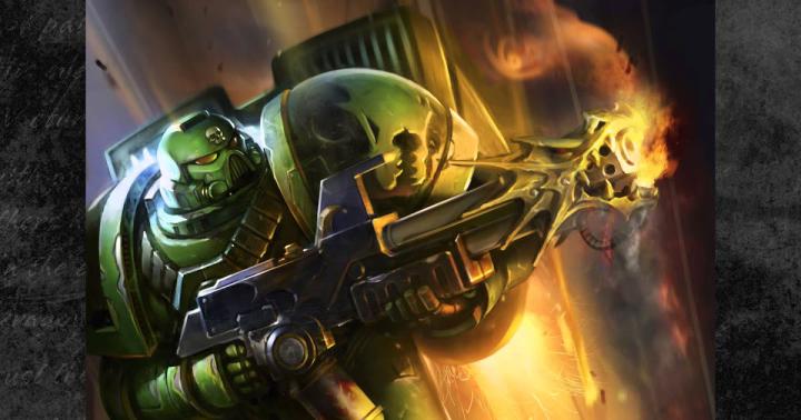 Original Warhammer 40k Space Marine Wallpaper 1920x1080 - motivational 