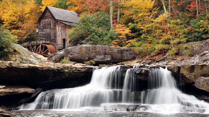 Autumn Waterfall Wallpaper (57+ images)