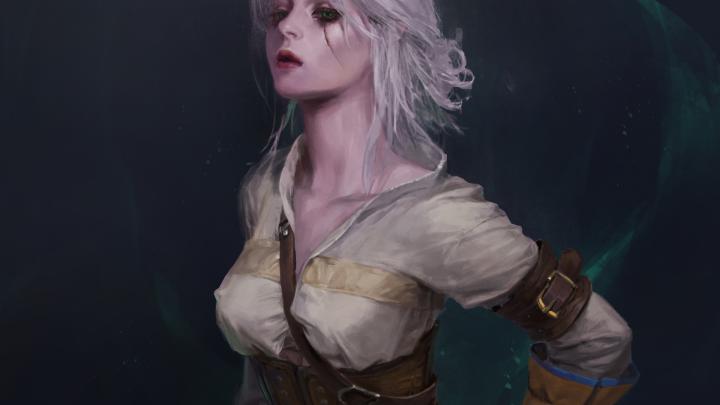 1920x1080 Ciri The Witcher 3 Wild Hunt Artwork Laptop Full HD 1080P HD 