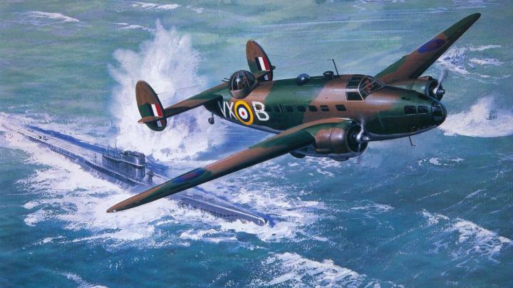 Free download Battle Bomber Hudson Lockheed Raf Sea U Boat Boot War Ww2 