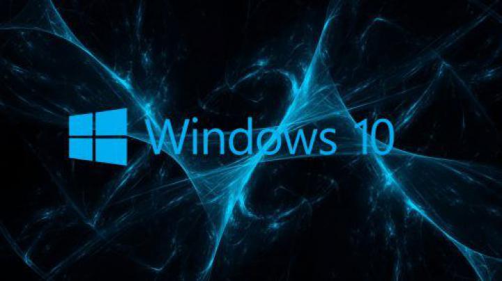 07 of 10 Abstract Windows 10 Background and Logo with Blue Grunge 