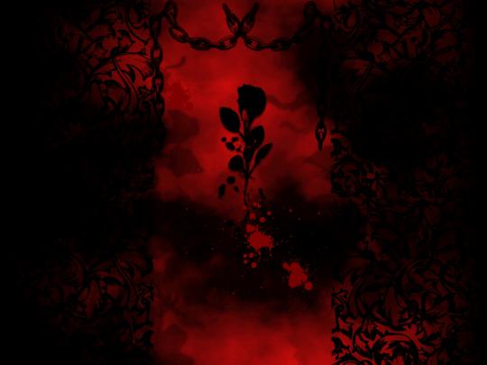 Scary Wallpaper - Bloody Flower | Scary Wallpapers
