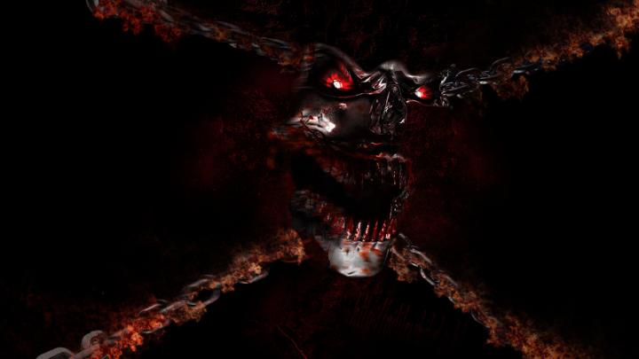 Flames Skull HD Wallpaper | Background Image | 1920x1080