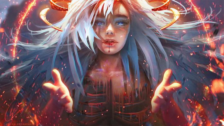 1920x1080 Bloody Girl Laptop Full HD 1080P HD 4k Wallpapers, Images 