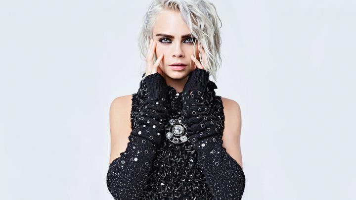 Cara Delevingne, White Hair, 4K, #4.1380 Wallpaper
