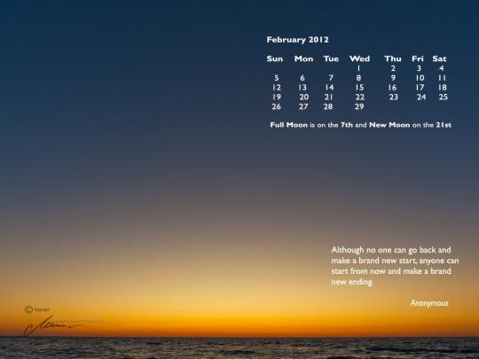 Computer Desktop Calendar Wallpaper