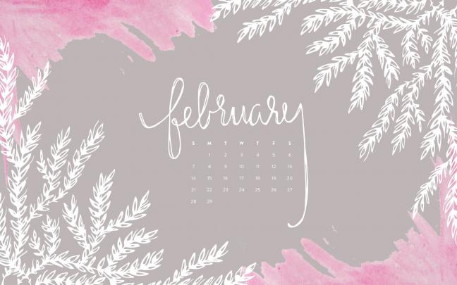 Desktop Wallpapers Calendar February 2018 \u00b7\u2460 