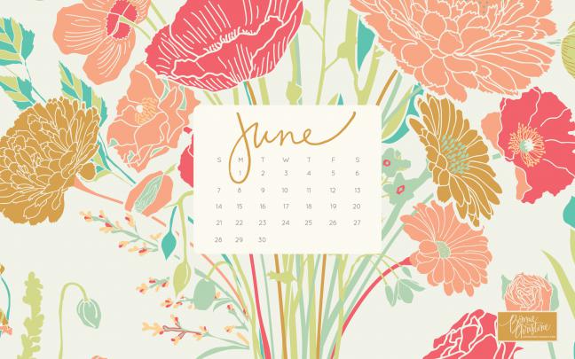 Desktop Wallpapers Calendar June 2016