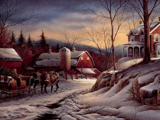 Country Christmas Wallpapers