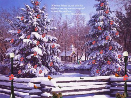 Country Christmas Desktop Wallpapers