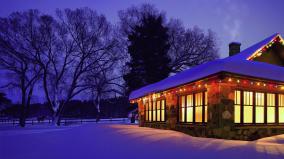Country Christmas Desktop Wallpaper