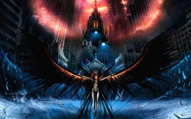 Dark Angel Desktop Wallpaper