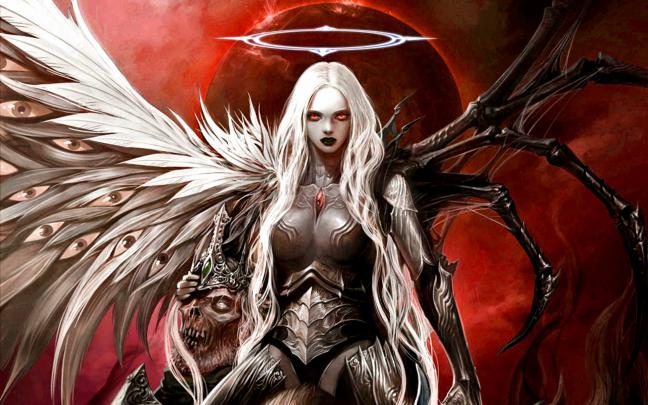 dark, Fantasy, Angel, Art, Artwork, Evil Wallpapers HD \/ Desktop and 