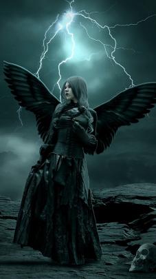 Dark angel Halloween - Best htc one wallpapers