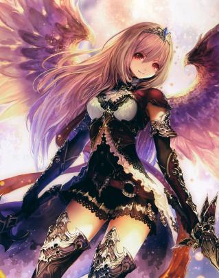 angel, Anime, Shingeki no Bahamut, Dark Angel Olivia Wallpapers HD 