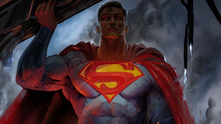 Desktop wallpaper dc superhero, artwork of superman, 2020, hd image 