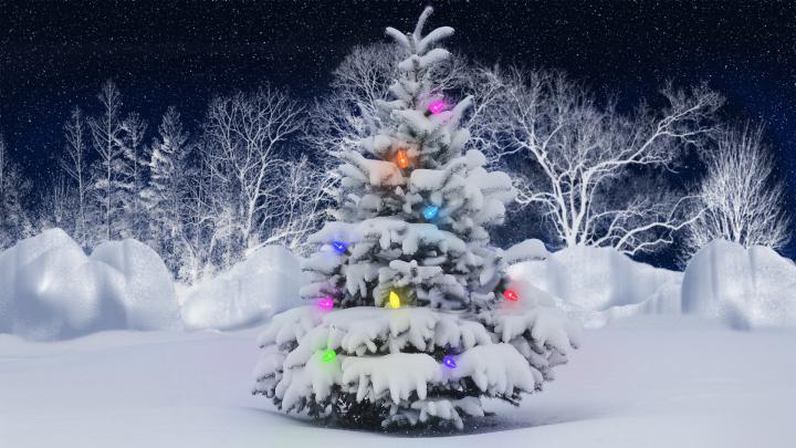 Winter Christmas Desktop Backgrounds \u00b7\u2460 