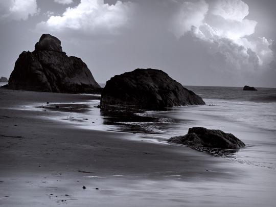 Black White Sand Beach Wallpapers HD \/ Desktop and Mobile Backgrounds
