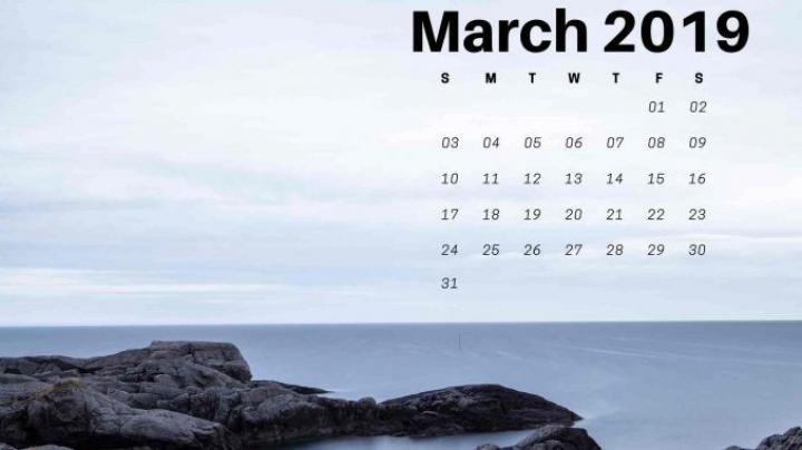March 2019 Calendar Philippines | Calendar wallpaper, 2019 calendar 