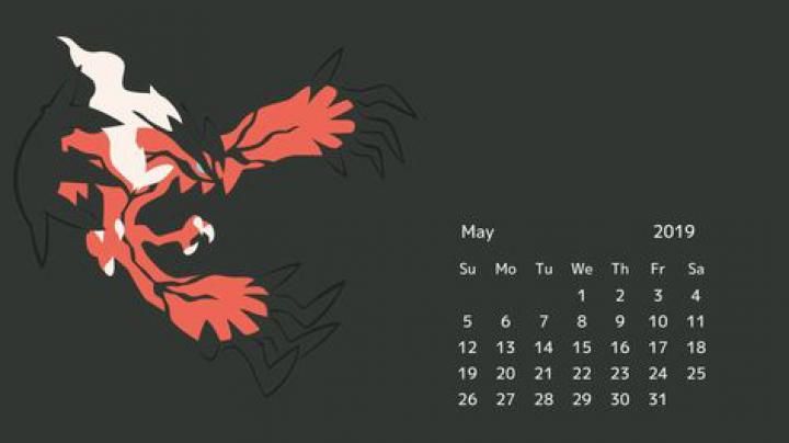 May 2020 Desktop Calendar Wallpaper | Desktop calendar, Calendar 