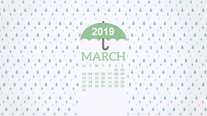2019 March Calendar Wallpaper | March calendars in 2019 | Calendar 