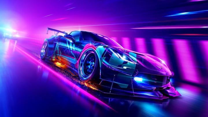 Wallpaper Car, neon, Chevrolet Corvette, race cars \u2022 Wallpaper For You 