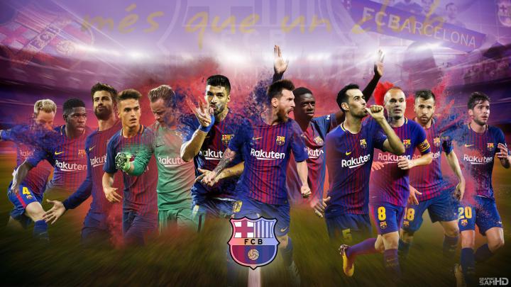 Fc Barcelona Desktop Wallpaper 2017\/2018 by GraphicSamHD on DeviantArt