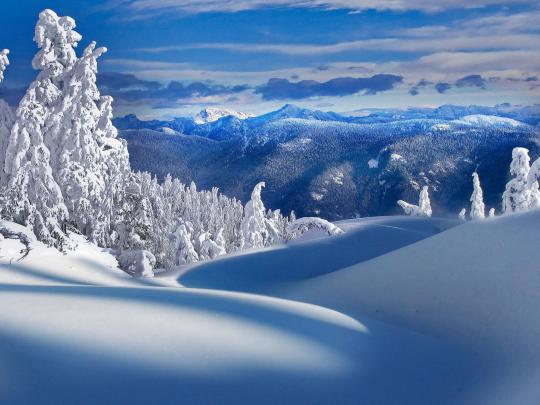 Bavarian Alps Mountain Range In Germany Beautiful Winter Landscape Hd 