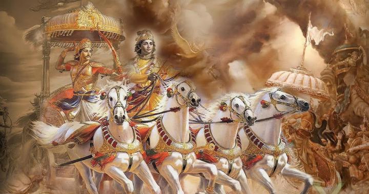 Gods Wallpaper | Mahabharat Shri Krishna Arjun Wallpaper ~ HD 
