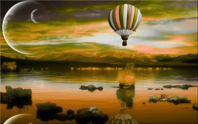 HD Hot Air Balloon Wallpaper -