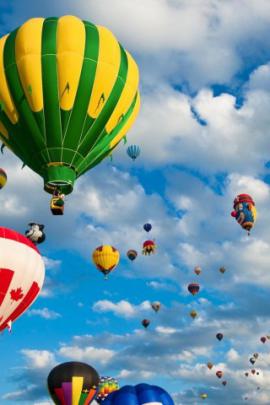 Country Hot Air Balloons - HD Wallpapers
