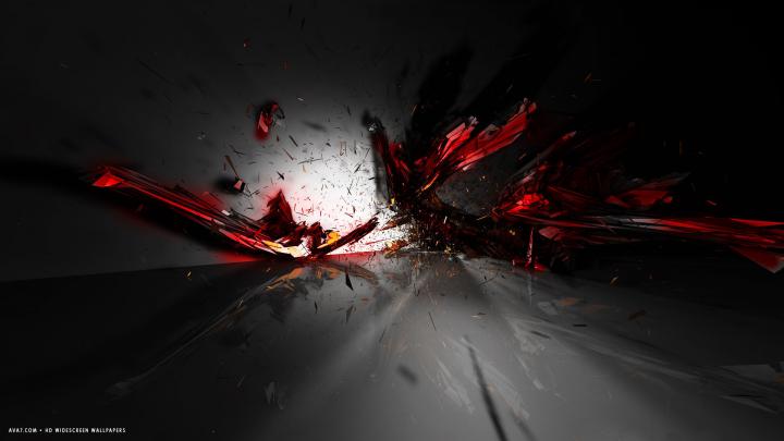 Red and Black Abstract Backgrounds \u00b7\u2460 