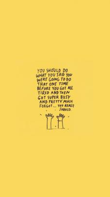 Pastel Cute Quotes Wallpaper Yellow Hd Background | 10