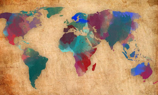 World Map Desktop Wallpaper \u00b7\u2460 
