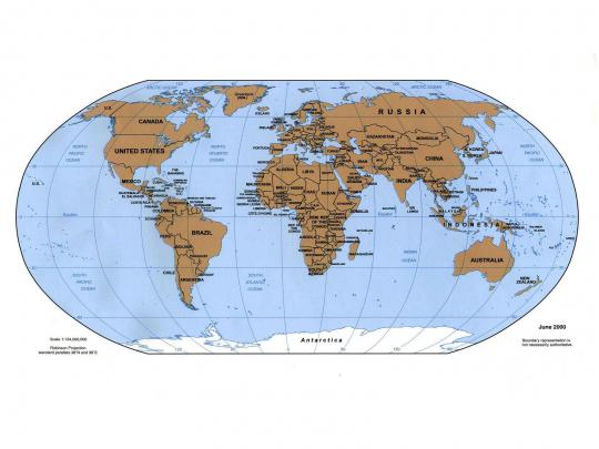 Live World Map Desktop Wallpaper -
