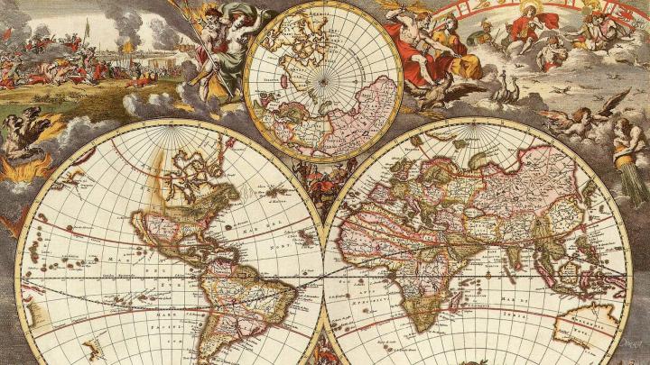 World Map Desktop Wallpaper \u00b7\u2460 