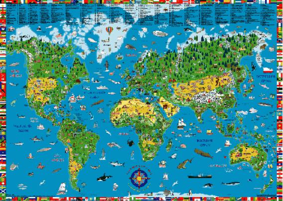 The world on your desktop \u2013 map wallpaper. \u2013 Tom blogs