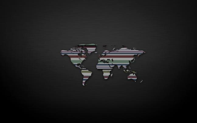 Central Wallpaper: World Map on Your Desktop Creative Designs Desktop 