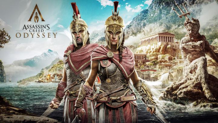 Download wallpaper: Assassin\u0026#39;s Creed Odyssey poster 1920x1080