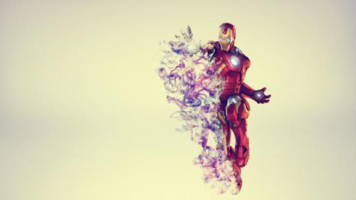Iron Man, simple background, The Avengers | 1920x1080 Wallpaper 