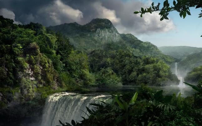 waterfall wallpapers jungle - HD Desktop Wallpapers