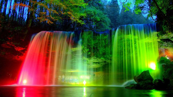Desktop Wallpapers Waterfalls with Rainbow (34+ images)