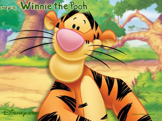 Tigger Character In The Cartoon Winnie The Pooh Walt Disney Desktop Hd 