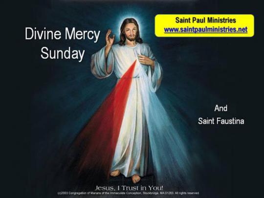 Divine Mercy Sunday |authorSTREAM