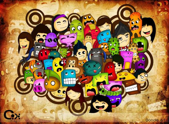 Doodle wallpaper HD for desktop (60 Wallpapers) \u2013 Adorable Wallpapers