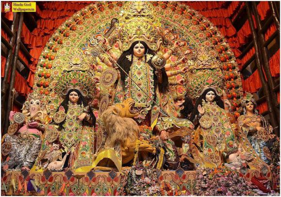 3D God Wallpapers Of Hindu Durga Maa