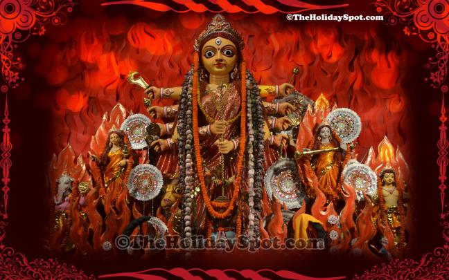 Durga Puja Wallpaper - 1600X1200