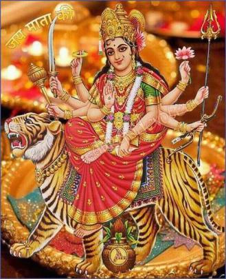 Jai Sherawali Maa Picture - Free 4K Wallpaper